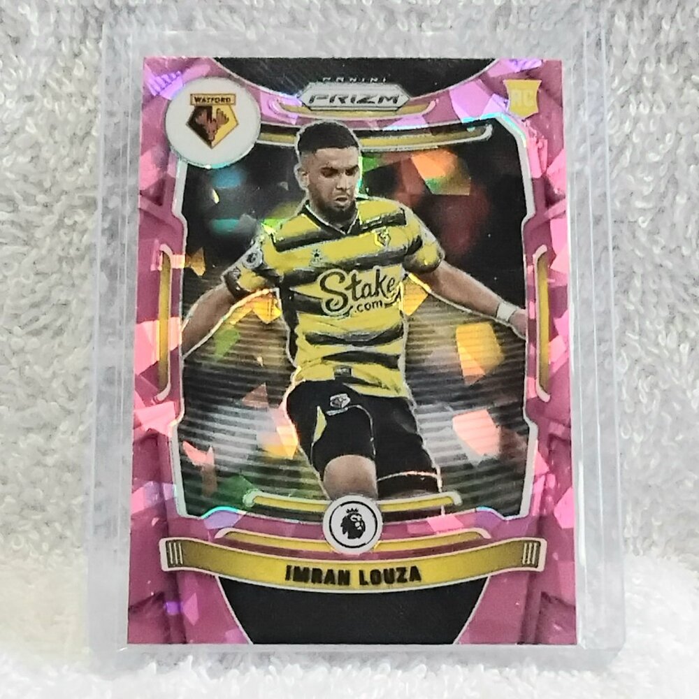 5/$20 Mint 2021/22 Panini Prizm Imran Louza Pink Prizm RC Soccer Card 266!!